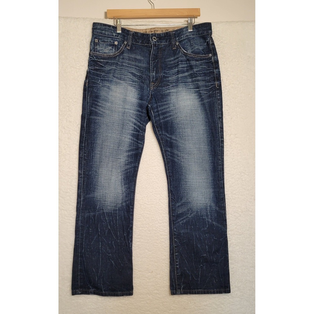 Express Classic Fit Denim Jeans Size 34x30 Blue Cotton Dark Wash Women's 0634